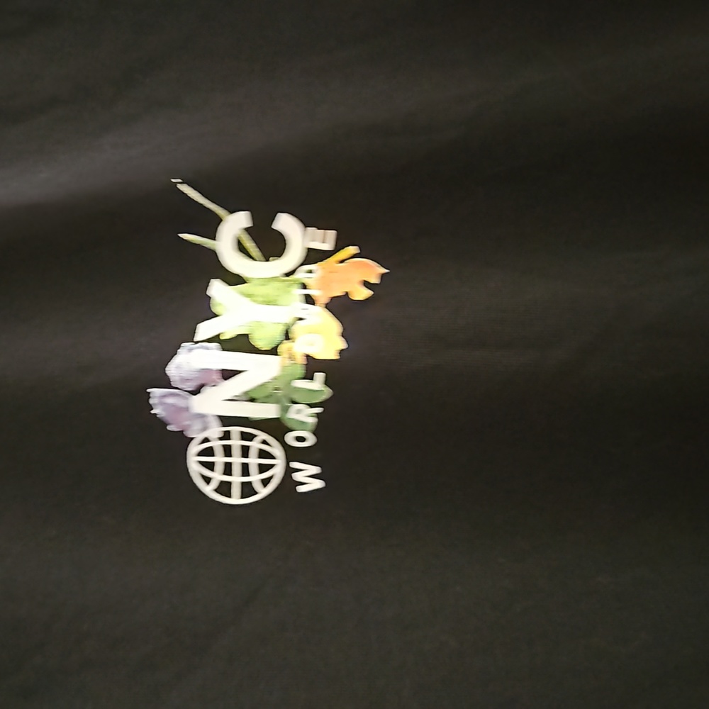 Large Denim &‎ Flower TSHIRT - Picture 2 of 4